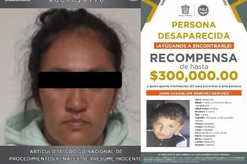 Detienen a presunta responsable de desaparición de niño en Donato Guerra